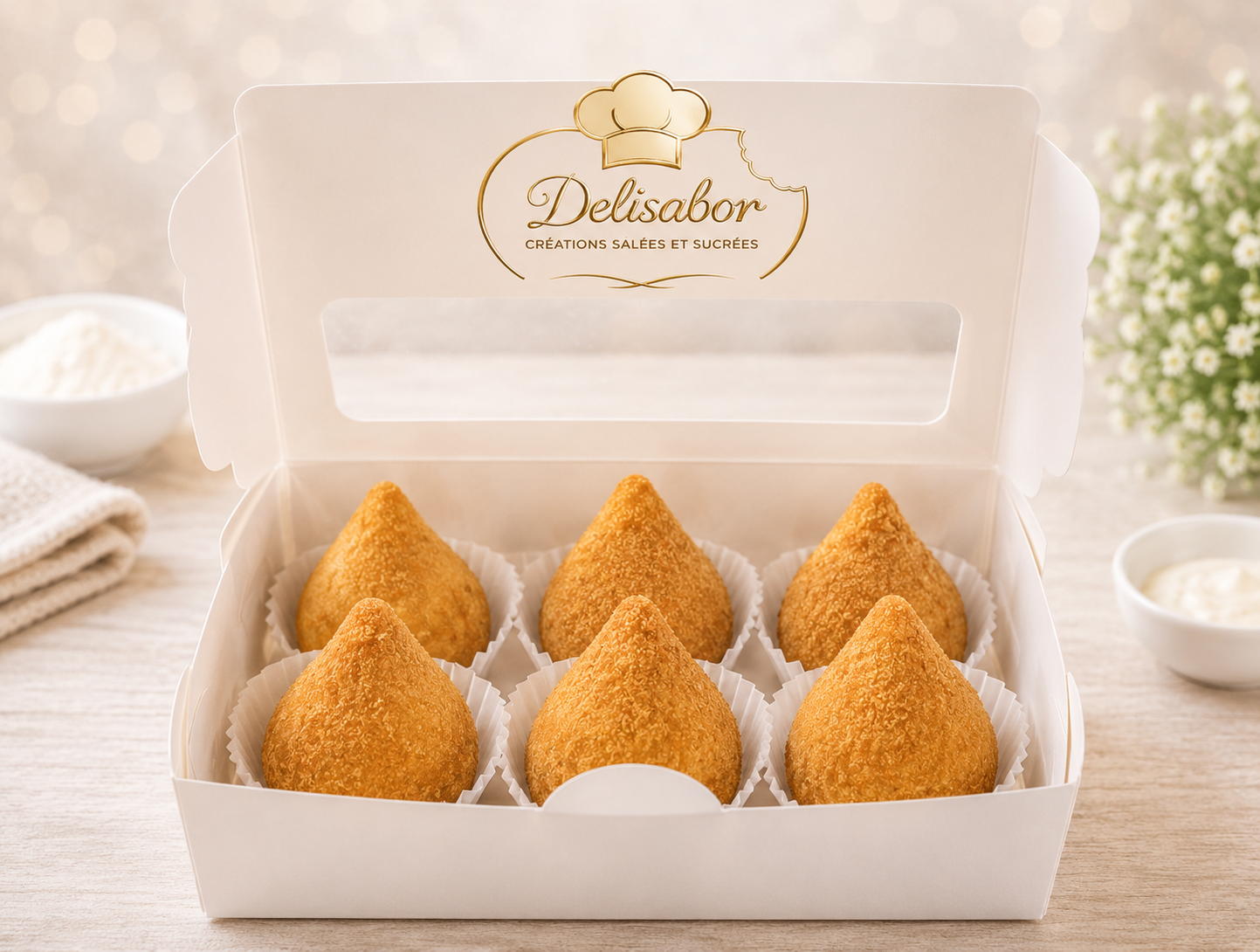 Coxinhas poulet (6 unités)
