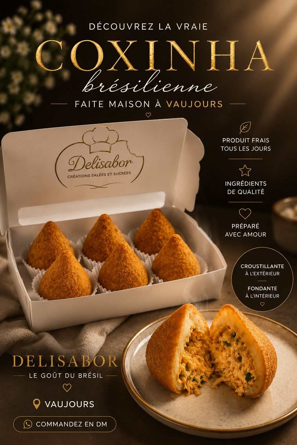 Image de Coxinhas poulet (6 unités)