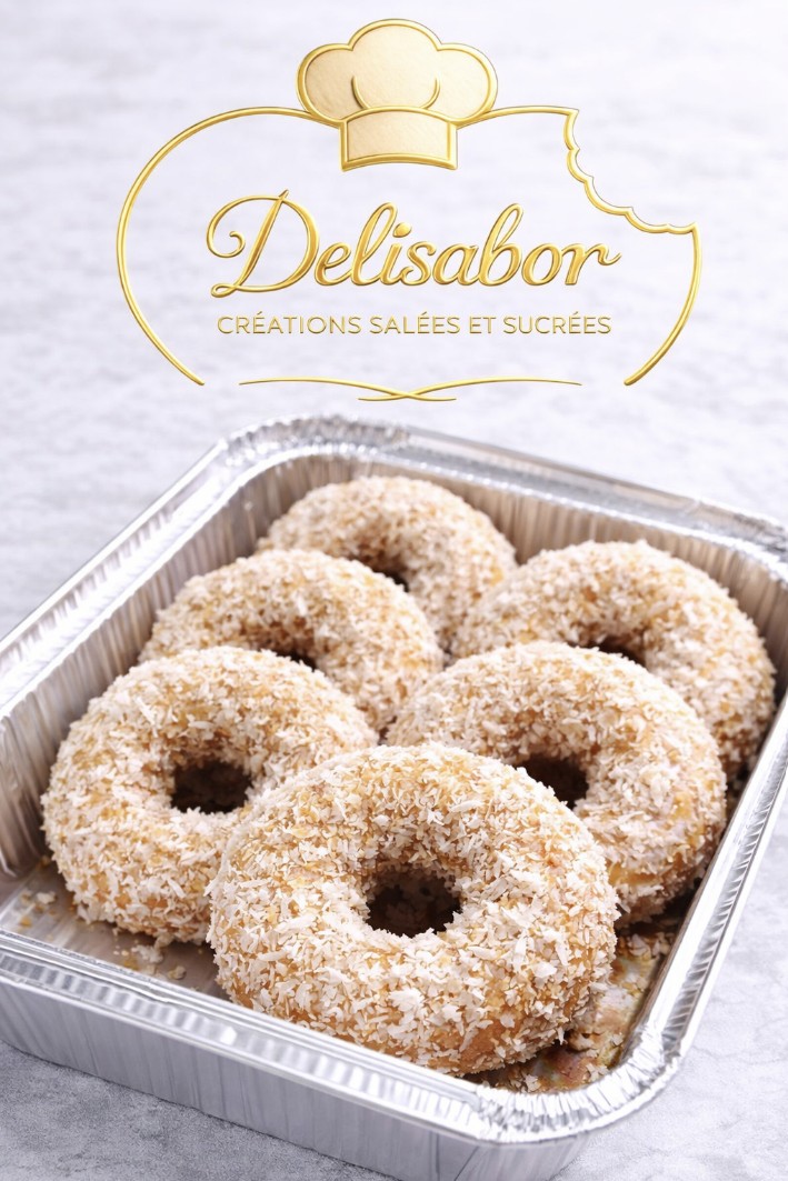 Donuts à la noix de coco (6 unités)