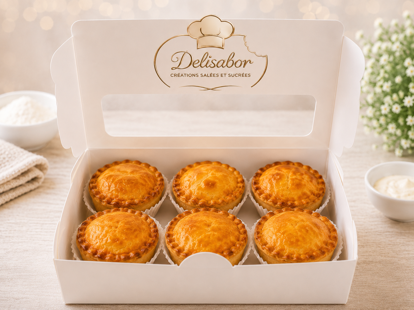 Empadinhas de Poulet – Boîte (6 unités)